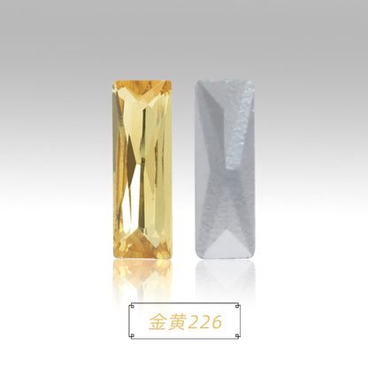 Spot wholesale Rectangular culet, special-shaped, crystal glass diamonds, mobile phone cases, perfume seats, bags and other DIY sticker drills