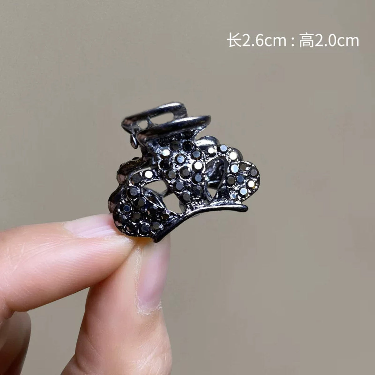High-end flash diamond metal hair clip, small grab clip for women, bangs clip, side forehead hair clip, Korean headpiece clip, secure hair
