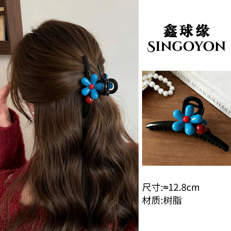 Large Versatile Grab Clip Women's Back of Head Shark Clip Korean Premium Hairpin 2026 Temperament Disc Hair Accessories