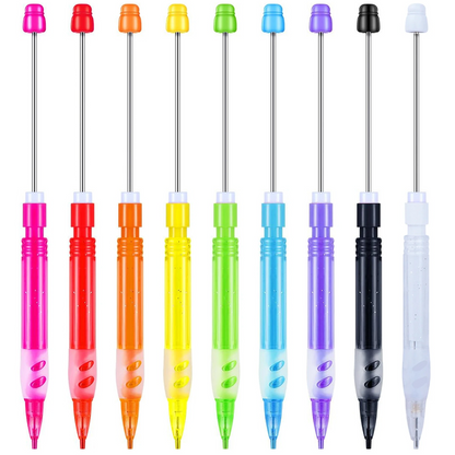 DIY Beaded Pencil for Students Non Sharpening Pencil 0.5 Non Refilling Beadable Automatic Cute Writing Pencil Wholesale