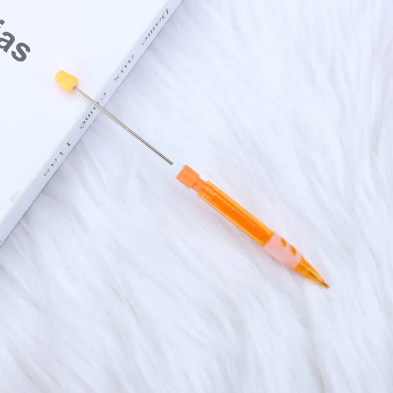 DIY Beaded Pencil for Students Non Sharpening Pencil 0.5 Non Refilling Beadable Automatic Cute Writing Pencil Wholesale