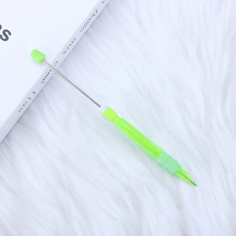 DIY Beaded Pencil for Students Non Sharpening Pencil 0.5 Non Refilling Beadable Automatic Cute Writing Pencil Wholesale