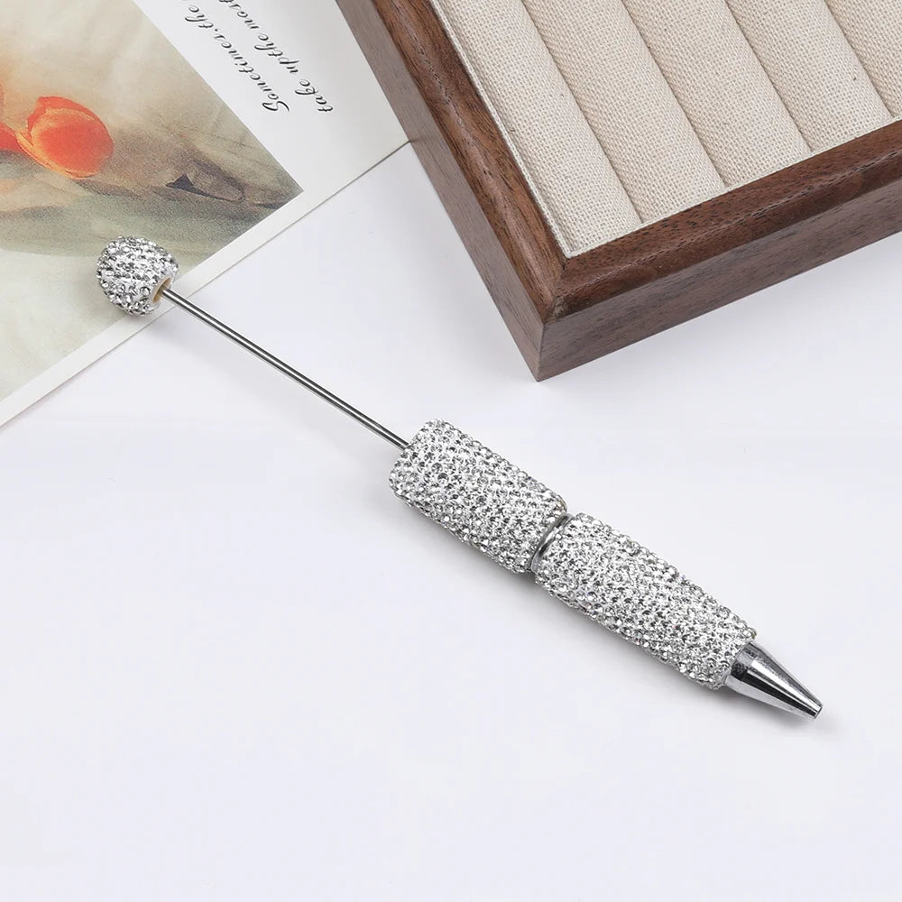 DIY Rhinestone Pens/Beaded Pen Accessories/Beadable Pen