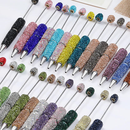 DIY Rhinestone Pens/Beaded Pen Accessories/Beadable Pen