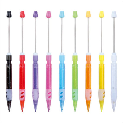 DIY Beaded Pencil for Students Non Sharpening Pencil 0.5 Non Refilling Beadable Automatic Cute Writing Pencil Wholesale
