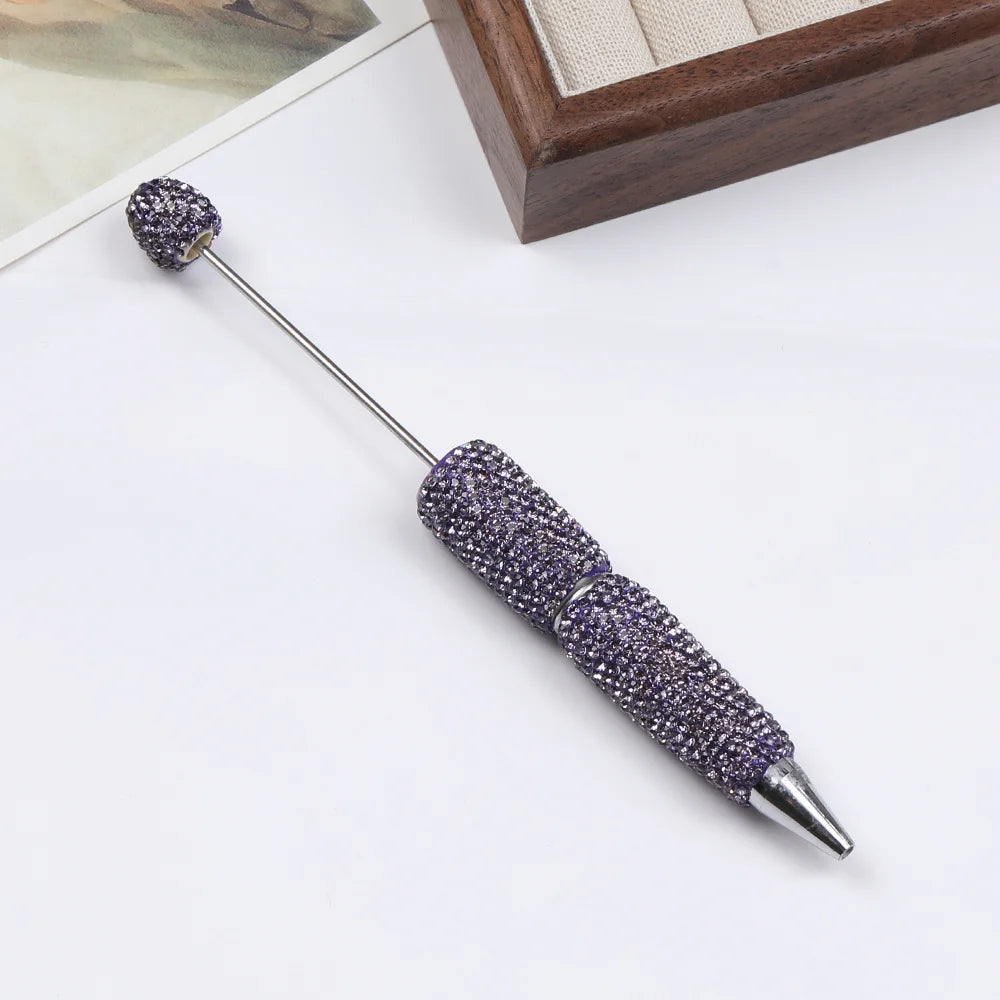 DIY Rhinestone Pens/Beaded Pen Accessories/Beadable Pen