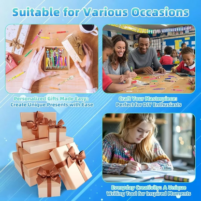 New Beaded Ballpoint Pens Plastic Beadable Pens Wedding Favors Birthday Party Gifts Student Stationery Pens