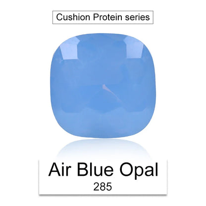 Cushion Rhinestones Glitter Opal Series Glass Charms Nail Art  Beads Jewelry Making Accessories Glass Beads Stones