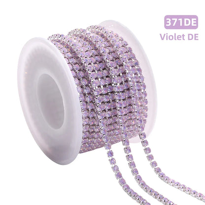 SS12 Opal Mocha Series Claw Chain Rhinestone Flatback Crystal Jewelry Making DIY Crafts Accessories Sew On Clothes Decoration