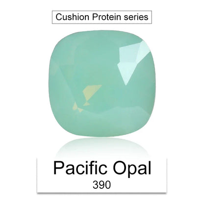 Cushion Rhinestones Glitter Opal Series Glass Charms Nail Art  Beads Jewelry Making Accessories Glass Beads Stones