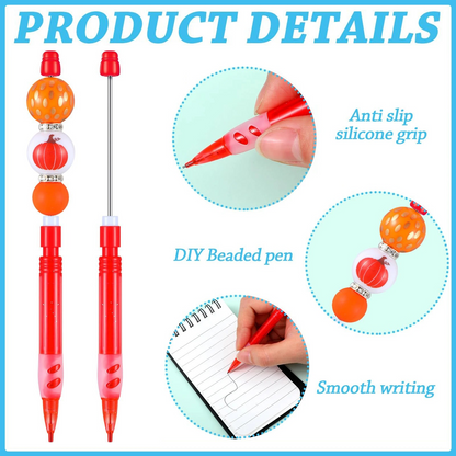 DIY Beaded Pencil for Students Non Sharpening Pencil 0.5 Non Refilling Beadable Automatic Cute Writing Pencil Wholesale