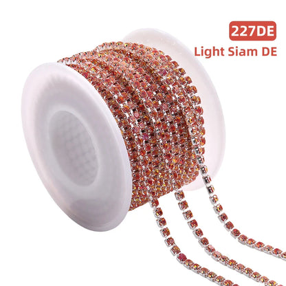 SS12 Opal Mocha Series Claw Chain Rhinestone Flatback Crystal Jewelry Making DIY Crafts Accessories Sew On Clothes Decoration