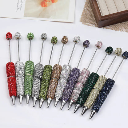 DIY Rhinestone Pens/Beaded Pen Accessories/Beadable Pen