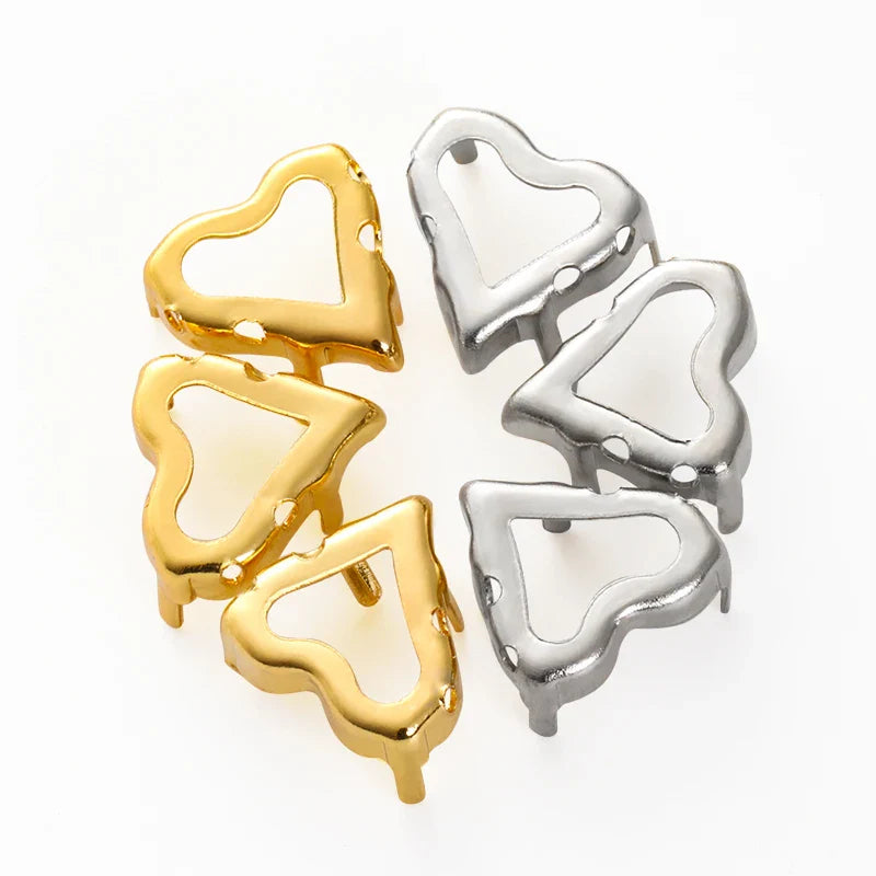 Drop Copper K9 Empty Claw Settings for Fancy Stones Golden Round Rhinestones Claw Silver Gold Firmly Set Rhinestones Base Claw