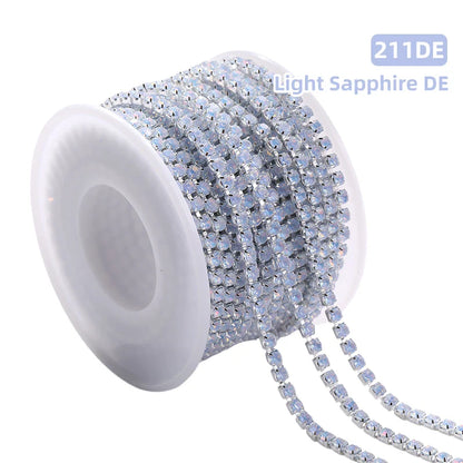 SS12 Opal Mocha Series Claw Chain Rhinestone Flatback Crystal Jewelry Making DIY Crafts Accessories Sew On Clothes Decoration
