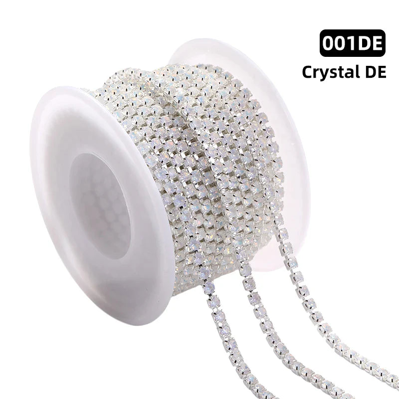 SS12 Opal Mocha Series Claw Chain Rhinestone Flatback Crystal Jewelry Making DIY Crafts Accessories Sew On Clothes Decoration