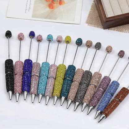 DIY Rhinestone Pens/Beaded Pen Accessories/Beadable Pen