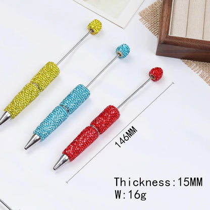 DIY Rhinestone Pens/Beaded Pen Accessories/Beadable Pen