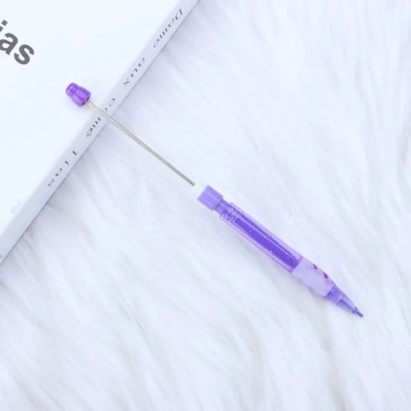 DIY Beaded Pencil for Students Non Sharpening Pencil 0.5 Non Refilling Beadable Automatic Cute Writing Pencil Wholesale