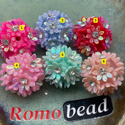 [2] Fancy Round Beads for DIY Pen - KeyChain Phone Chain Crafty Accessories