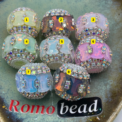 [2] Fancy Round Beads for DIY Pen - KeyChain Phone Chain Crafty Accessories