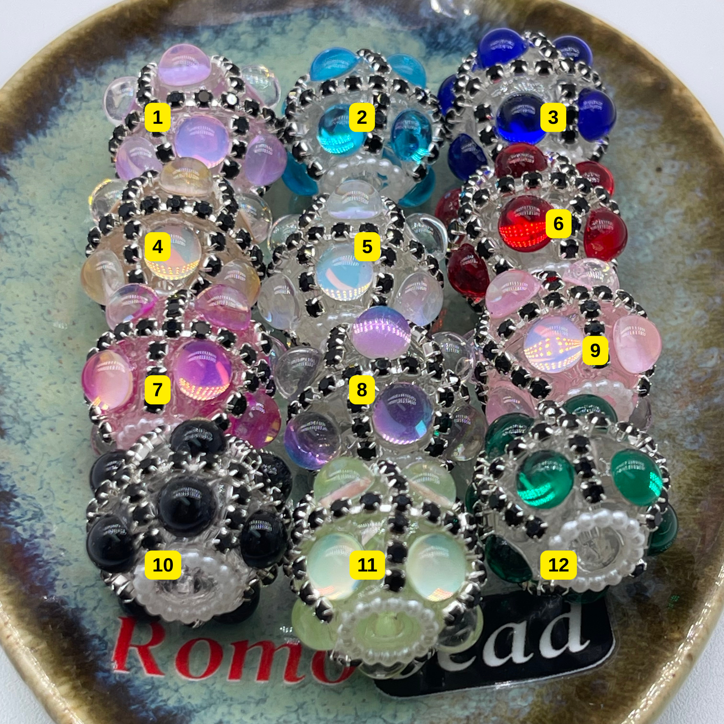 [2] Fancy Round Beads for DIY Pen - KeyChain Phone Chain Crafty Accessories