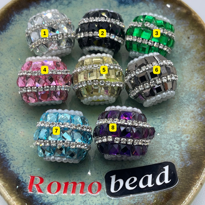 [2] Fancy Round Beads for DIY Pen - KeyChain Phone Chain Crafty Accessories