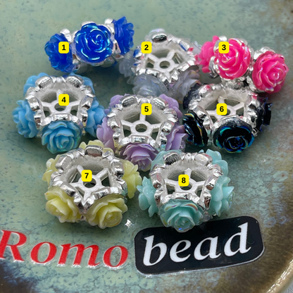 [2] Fancy Round Beads for DIY Pen - KeyChain Phone Chain Crafty Accessories
