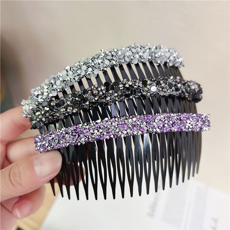 Elegant hair comb 2025 spring/summer new arrival - flyaway hair tamer, bangs hair clip, headwear, non-slip updo comb, hair accessories