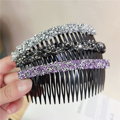 Elegant hair comb 2025 spring/summer new arrival - flyaway hair tamer, bangs hair clip, headwear, non-slip updo comb, hair accessories