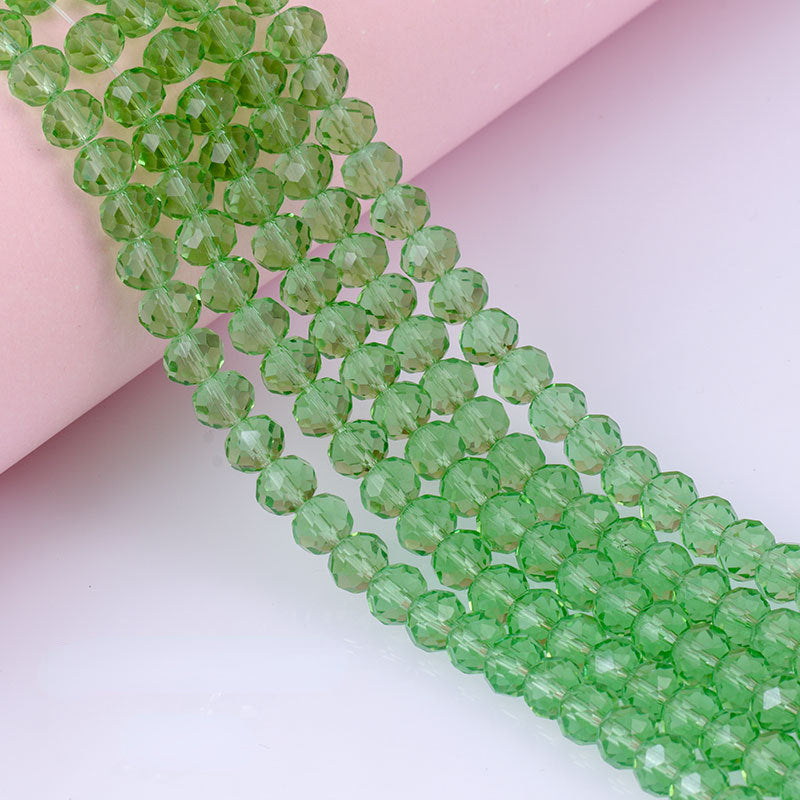 6mm 8mm Flat Bead with Hole in The Middle for Bracelet Necklace Accessories
