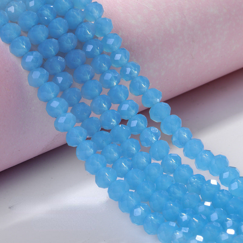 6mm 8mm Flat Bead with Hole in The Middle for Bracelet Necklace Accessories