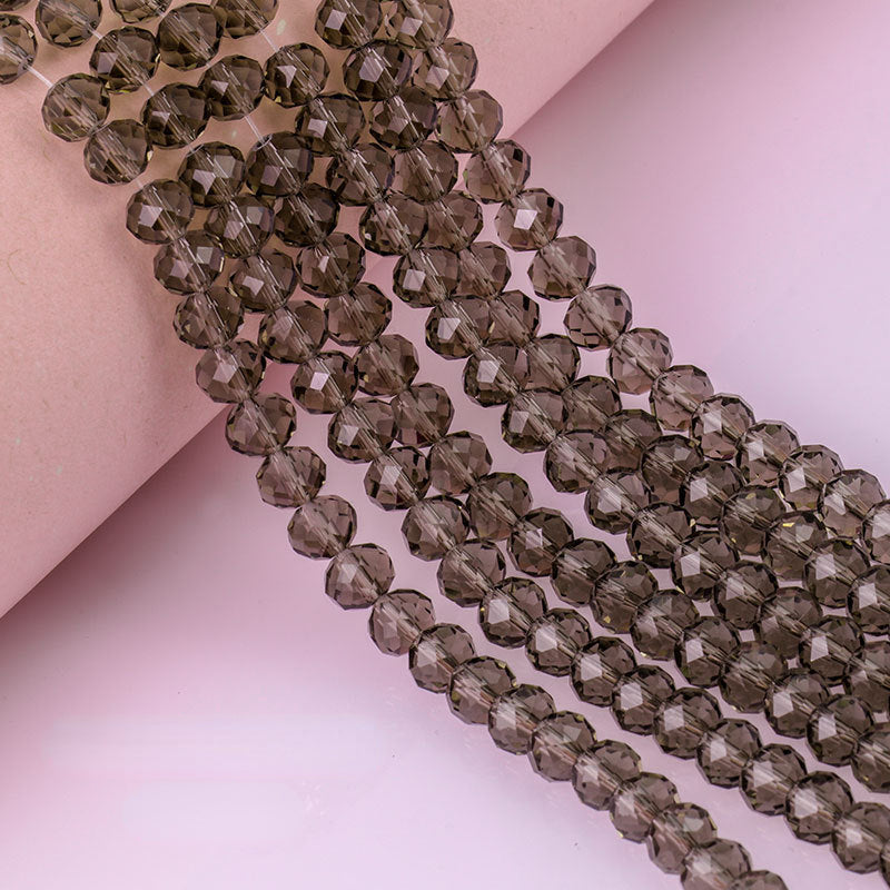 6mm 8mm Flat Bead with Hole in The Middle for Bracelet Necklace Accessories