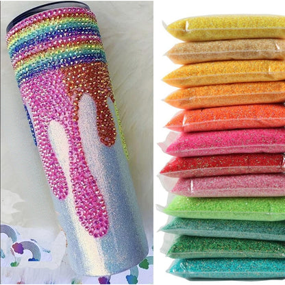 Hot Sell 5000pcs/bag SS16 4mm Flat Back Crystal Non Hotfix Resin Rhinestone for Nail Art DIY