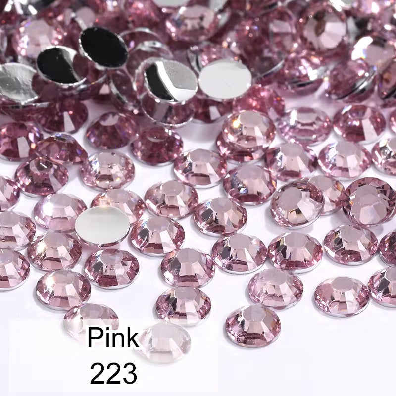 Hot Sell 5000pcs/bag SS16 4mm Flat Back Crystal Non Hotfix Resin Rhinestone for Nail Art DIY