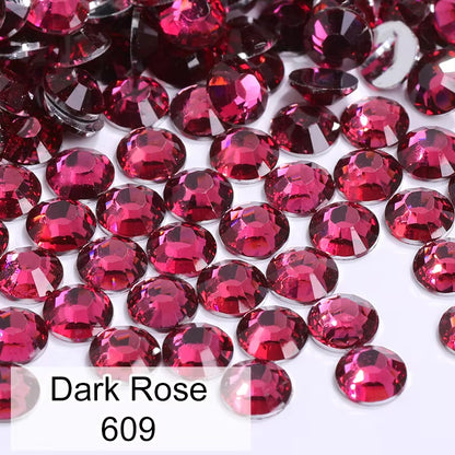 Hot Sell 5000pcs/bag SS16 4mm Flat Back Crystal Non Hotfix Resin Rhinestone for Nail Art DIY