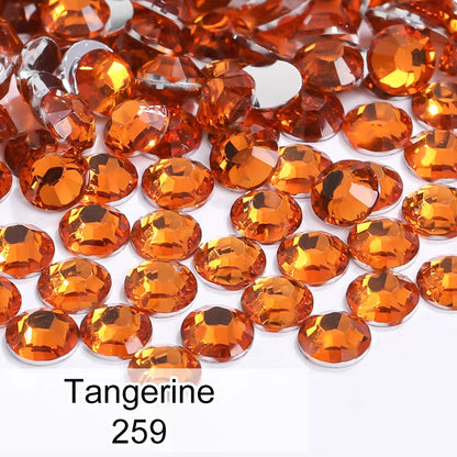 Hot Sell 5000pcs/bag SS16 4mm Flat Back Crystal Non Hotfix Resin Rhinestone for Nail Art DIY
