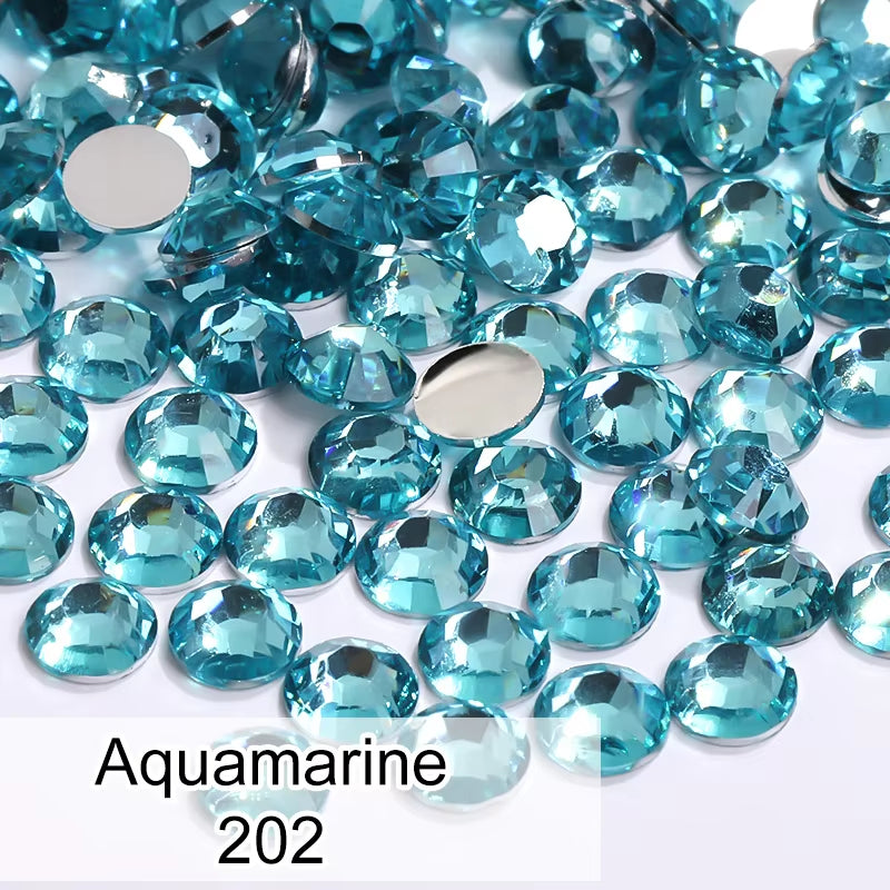 Hot Sell 5000pcs/bag SS16 4mm Flat Back Crystal Non Hotfix Resin Rhinestone for Nail Art DIY