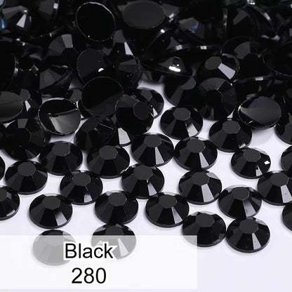 Hot Sell 5000pcs/bag SS16 4mm Flat Back Crystal Non Hotfix Resin Rhinestone for Nail Art DIY