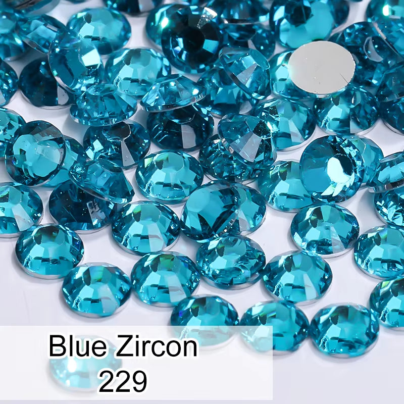 Hot Sell 5000pcs/bag SS16 4mm Flat Back Crystal Non Hotfix Resin Rhinestone for Nail Art DIY