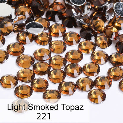 Hot Sell 5000pcs/bag SS16 4mm Flat Back Crystal Non Hotfix Resin Rhinestone for Nail Art DIY