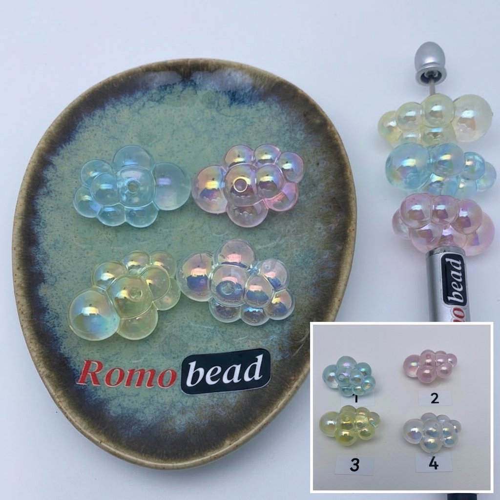 Composite image for clear clouds UV beads