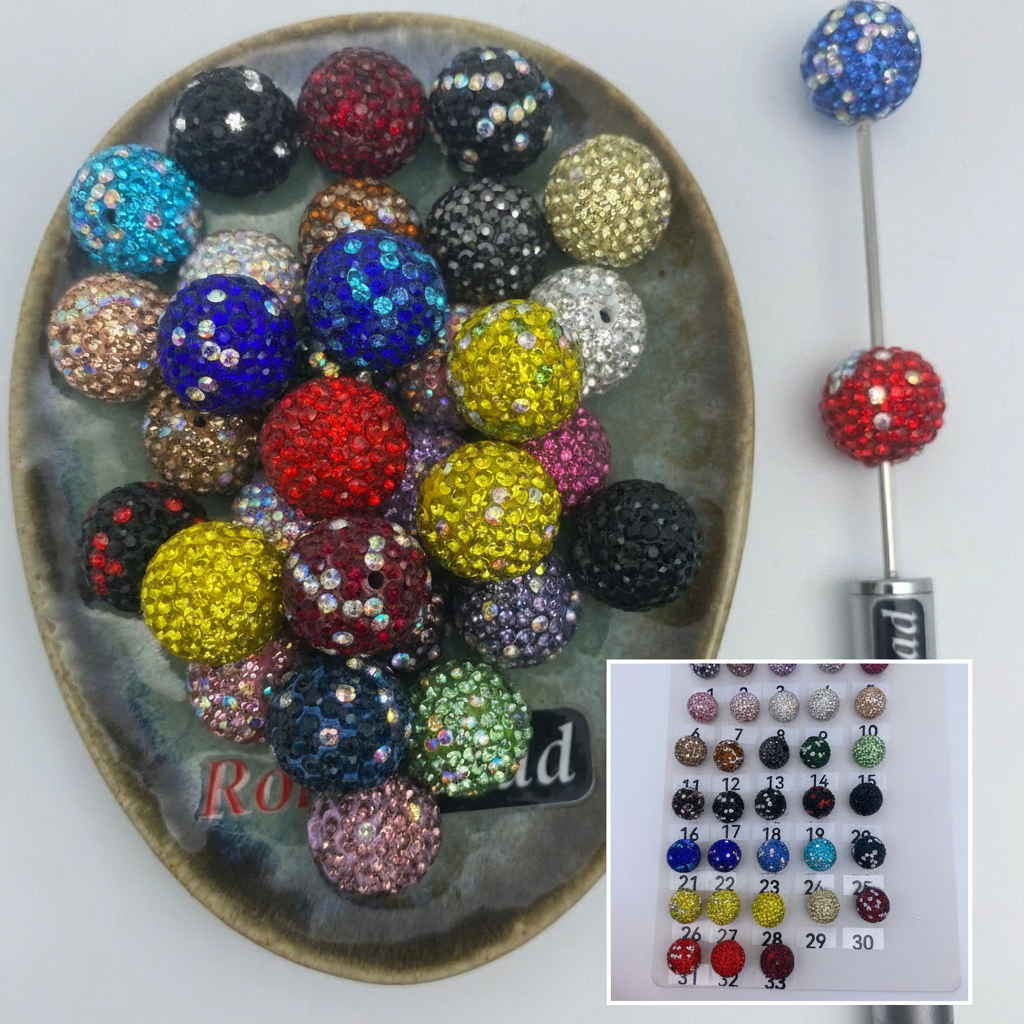 Composite image for rhinestone fancy round beads