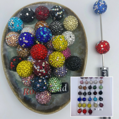 Composite image for rhinestone fancy round beads