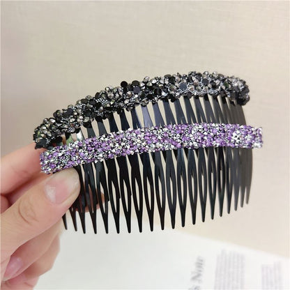Elegant hair comb 2025 spring/summer new arrival - flyaway hair tamer, bangs hair clip, headwear, non-slip updo comb, hair accessories
