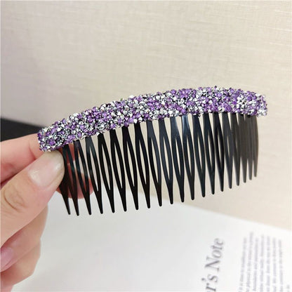 Elegant hair comb 2025 spring/summer new arrival - flyaway hair tamer, bangs hair clip, headwear, non-slip updo comb, hair accessories