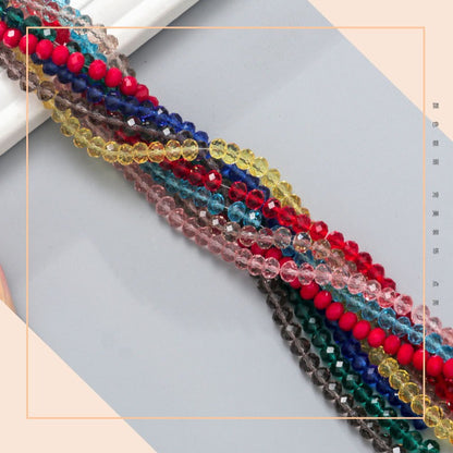 6mm 8mm Flat Bead with Hole in The Middle for Bracelet Necklace Accessories