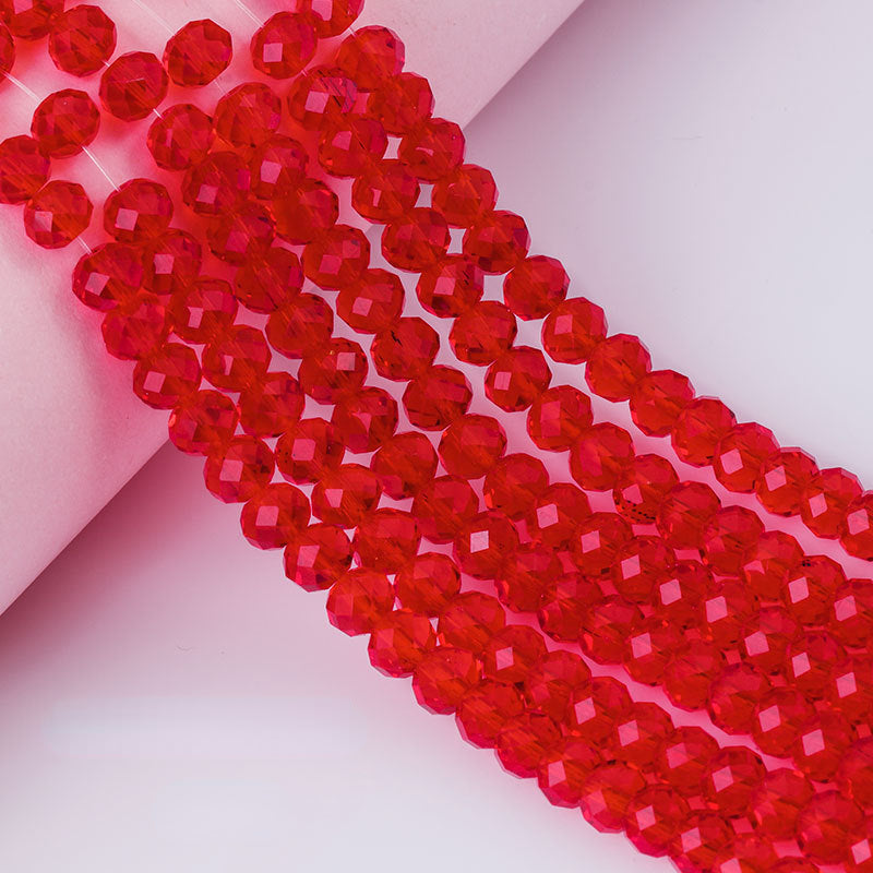 6mm 8mm Flat Bead with Hole in The Middle for Bracelet Necklace Accessories