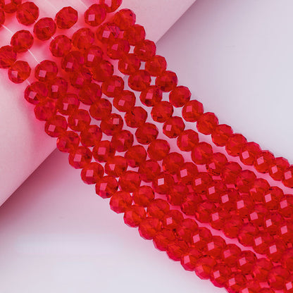 6mm 8mm Flat Bead with Hole in The Middle for Bracelet Necklace Accessories