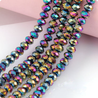 6mm 8mm Flat Bead with Hole in The Middle for Bracelet Necklace Accessories